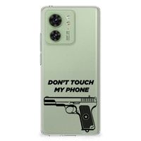 Motorola Edge 40 Silicone-hoesje Pistol DTMP