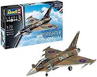 Revell REV-03900 British Legends: Eurofighter Typhoon RAF, vliegtuigmodelbouwset 1:72, 22,2 cm Control avion Modelmaking, ongelakt