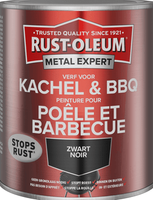 rust-oleum metal expert verf voor kachel & bbq zwart 0.75 ltr - thumbnail