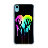 Hold My Heart: iPhone XR Transparant Hoesje - thumbnail