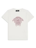 Versace Kids t-shirt en coton à logo Medusa - Blanc