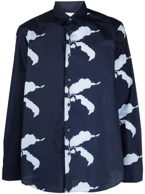 Paul Smith Overhemd met print - Blauw