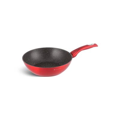 Edënbërg Red Line - Wokpan Keramisch - 26 Cm - 7.5 Cm Hoog - 3-laags Anti-aanbaklaag! Edënbërg Red Line - Wokpan Keramisch - 26 Cm - 7.5 Cm Hoog - 3-laags Anti-aanbaklaag!