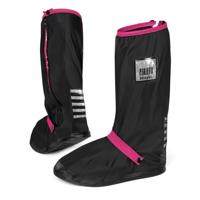 Perletti overschoenen Drip Drop polyester zwart/roze maat XS