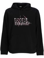 Karl Lagerfeld hoodie à logo imprimé - Noir