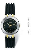 Horlogeband Rado 15203433 / R14343175 / R070870910 Leder Zwart 18mm