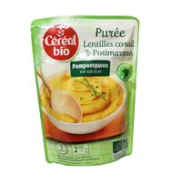 Puree linzen/pompoen bio