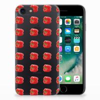 iPhone SE 2022 | SE 2020 | 8 | 7 Siliconen Case Paprika Red - thumbnail