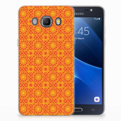 Samsung Galaxy J5 2016 TPU bumper Batik Oranje Samsung Galaxy J5 2016 TPU bumper Batik Oranje