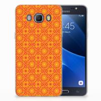 Samsung Galaxy J5 2016 TPU bumper Batik Oranje