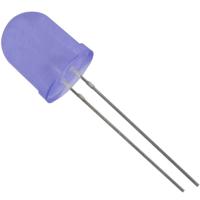 TRU COMPONENTS 1573766 Bedrade LED Blauw Rond 10 mm 700 mcd 50 ° 20 mA 3.1 V - thumbnail