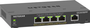 NETGEAR 5-Port Gigabit Ethernet High-Power PoE+ Plus Switch (GS305EPP)