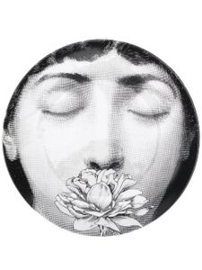 Fornasetti assiette imprimée - Noir