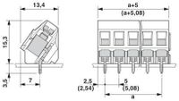 Phoenix Contact 1733512 Klemschroefblok 1.50 mm² Aantal polen 12 Groen 50 stuk(s) - thumbnail