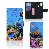 Samsung Galaxy A10s Telefoonhoesje met Pasjes Vissen