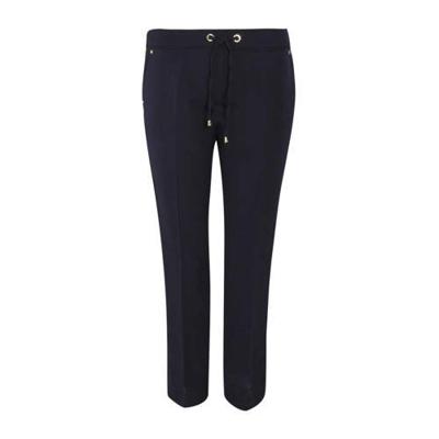 PROMISS slim fit broek donkerblauw
