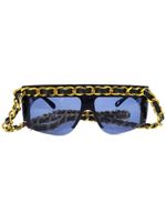 CHANEL Pre-Owned lunettes de soleil couvrantes (années 1990-2000) - Noir