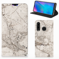 Huawei P30 Lite New Edition Standcase Marmer Beige - thumbnail