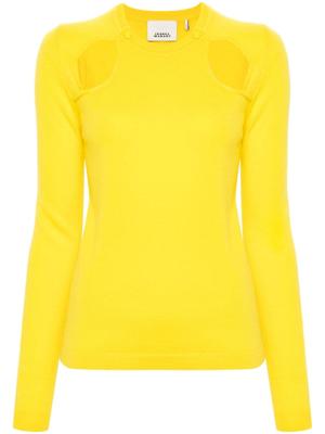 ISABEL MARANT Kasjmier top - Geel