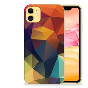 Apple iPhone 11 TPU Hoesje Polygon Color