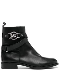 Michael Kors bottes Rory à plaque logo - Noir