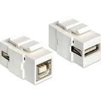 Delock 86320 Keystone-module USB 2.0 A female > USB 2.0 B female wit - thumbnail