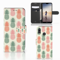 Huawei P20 Lite Book Cover Ananas - thumbnail