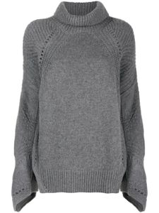 Ermanno Scervino pull en cachemire mélangé à col roulé - Gris