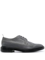 Thom Browne chaussures en cuir à bout en amande - Gris - thumbnail