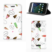 Motorola Moto C Plus Flip Style Cover IJsjes
