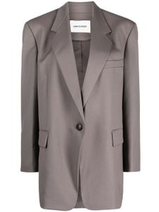 Low Classic veste boutonnée à revers crantés - Gris