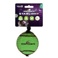 Dog Comets Starlight Tennisbal, Onverwoestbaar Speelgoed Hond, diameter 7,5 cm, hondenbal, drijvend hondenspeelgoed, springend hondenspeelgoed, 1 stuk, groen
