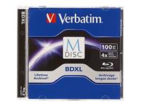 Verbatim 98912 M-DISC BD-R XL 100GB/1-4x, 1 schijf in juwelendoos