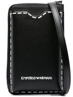 Emporio Armani étui pour smartphone à logo imprimé - Noir - thumbnail