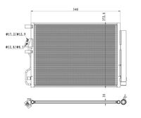 Condensor, airconditioning 350501