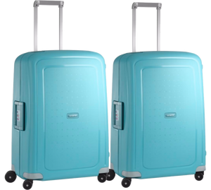 Samsonite S'Cure Spinner 69cm Aqua Blue Duo Kofferset