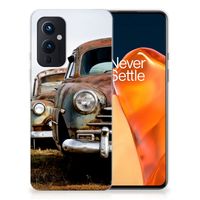 OnePlus 9 Siliconen Hoesje met foto Vintage Auto