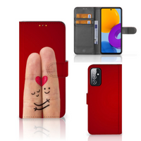 Samsung Galaxy M52 Wallet Case met Pasjes Liefde - Origineel Romantisch Cadeau - thumbnail