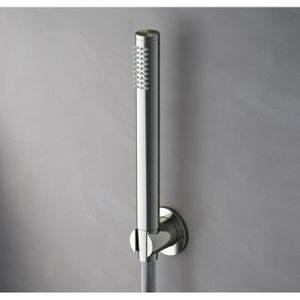 Hotbath Archie wandsteun met gewapende doucheslang 150cm en handdouche AR350 RVS AR443IX