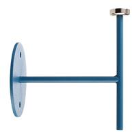 Adapter voor LED-wandlamp in blauw - magnetische houder voor LED wandlamp - houder voor LED outdoor lamp - bevestiging voor buiten acculamp