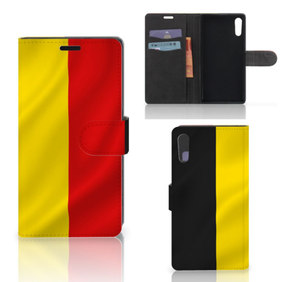 Sony Xperia XZ | Sony Xperia XZs Bookstyle Case Belgische Vlag Sony Xperia XZ | Sony Xperia XZs Bookstyle Case Belgische Vlag