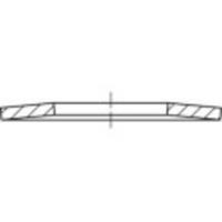 TOOLCRAFT 137535 Schijfveren Binnendiameter: 112 mm DIN 2093 Verenstaal 1 stuk(s) - thumbnail