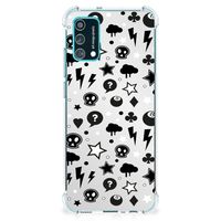 Extreme Case Samsung Galaxy M02s | A02s Silver Punk