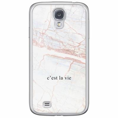 Samsung Galaxy S4 siliconen hoesje - C'est la vie