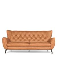 2,5 zitsbank Windsor | Stof  | Bruin Cognac