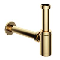 Hotbath Cobber Fontein Sifon rond Gepolijst Messing P034