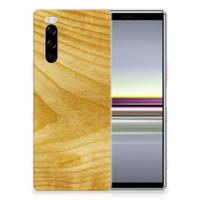Sony Xperia 5 Bumper Hoesje Licht Hout