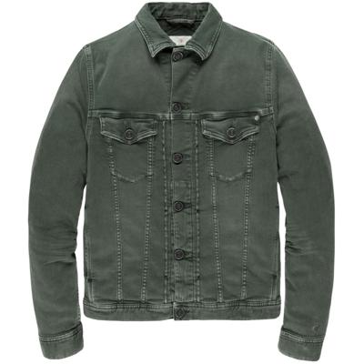 Short jacket colored denim darkest spruce