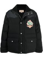 Gucci detachable sleeve padded jacket - Noir