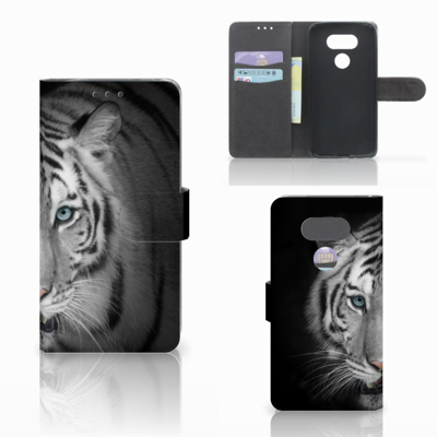 LG G5 Telefoonhoesje met Pasjes Tijger LG G5 Telefoonhoesje met Pasjes Tijger